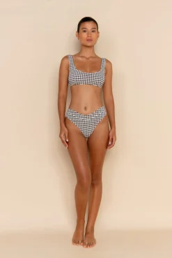 ESCAPE MID RISE BOTTOM - HOUNDSTOOTH