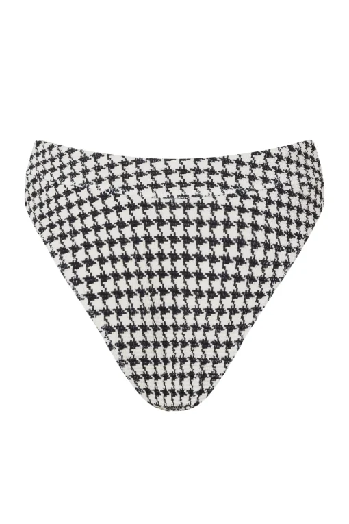 ESCAPE MID RISE BOTTOM - HOUNDSTOOTH