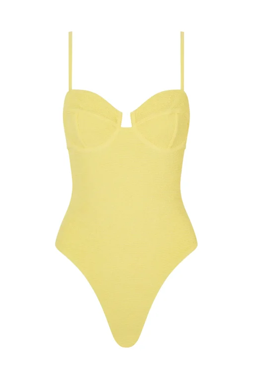 ESCAPE UNDERWIRE ONE PIECE - LEMON