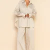 IVY SHIRT - OAT STRIPE