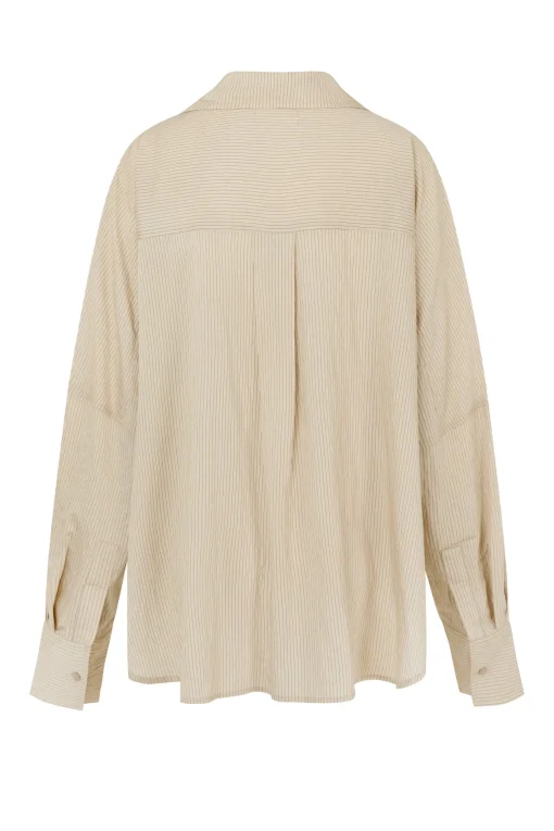 IVY SHIRT - OAT STRIPE