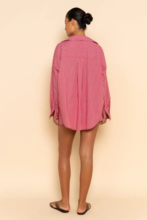 JUDE SHIRT - CHERRY STRIPE