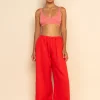 LOTTIE PANT - CHERRY