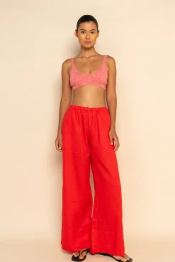 LOTTIE PANT - CHERRY
