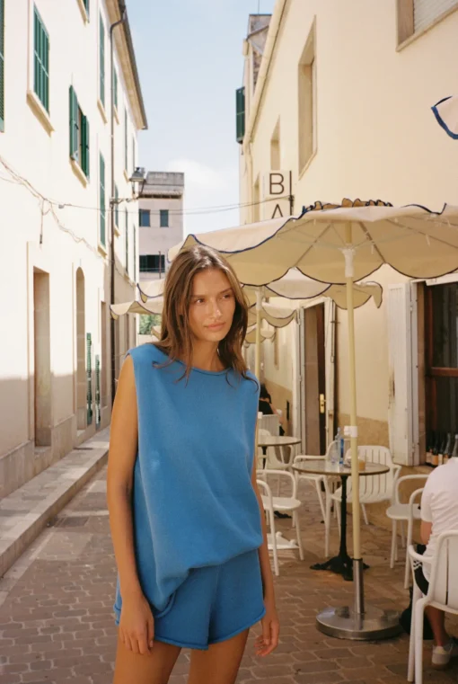 MANON SHORT - BLEUE