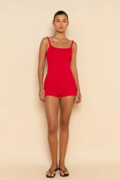 SOL KNIT TANK - RED