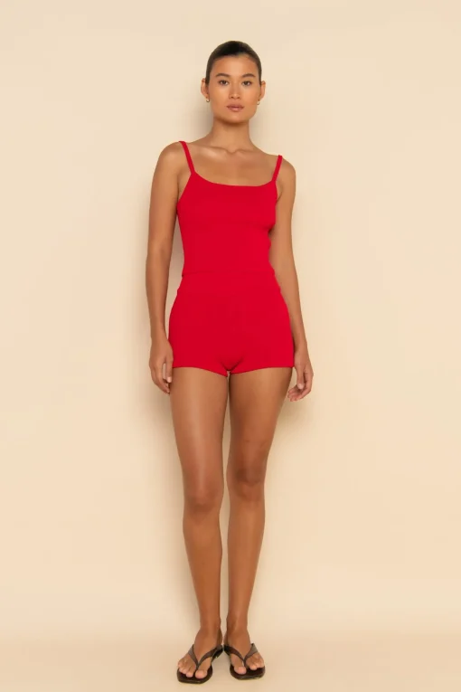 SOL KNIT TANK - RED